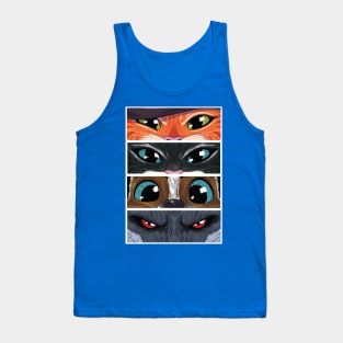 Puss In Boots Eyes Tank Top